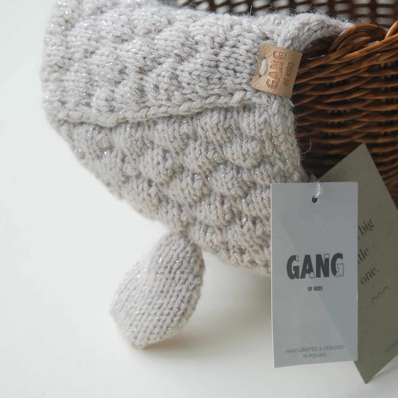 MERINO限定【AW26 / ご予約】GANG OF KIDS / LAMB BONNET CRYSTAL