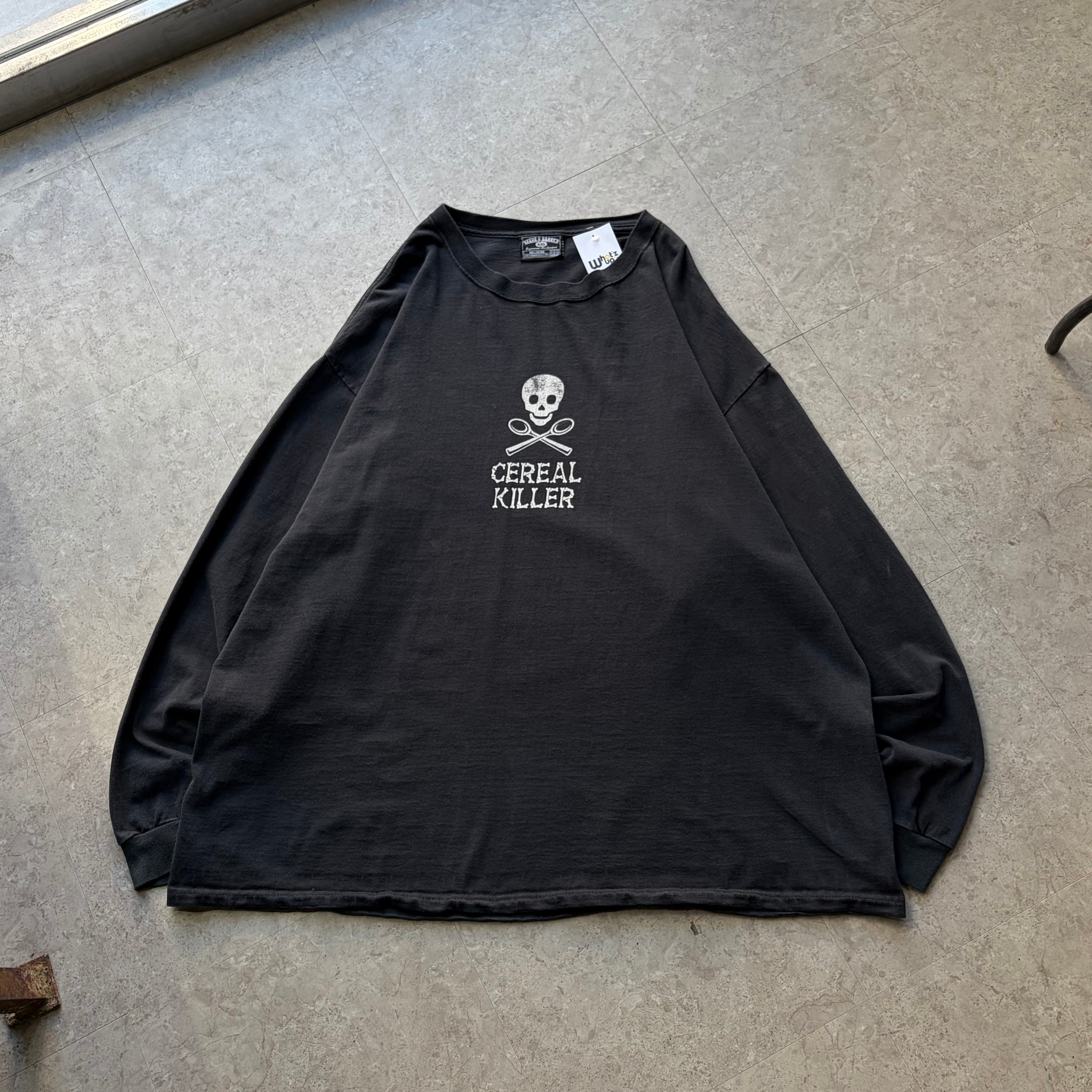 00s STEVE & BARRY'S "CEREAL KILLER" L/S T-shirt【仙台店】