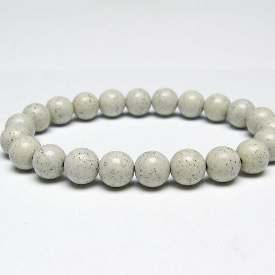 北投石 ブレスレット 9mm 一点物 メール便可 111-50274