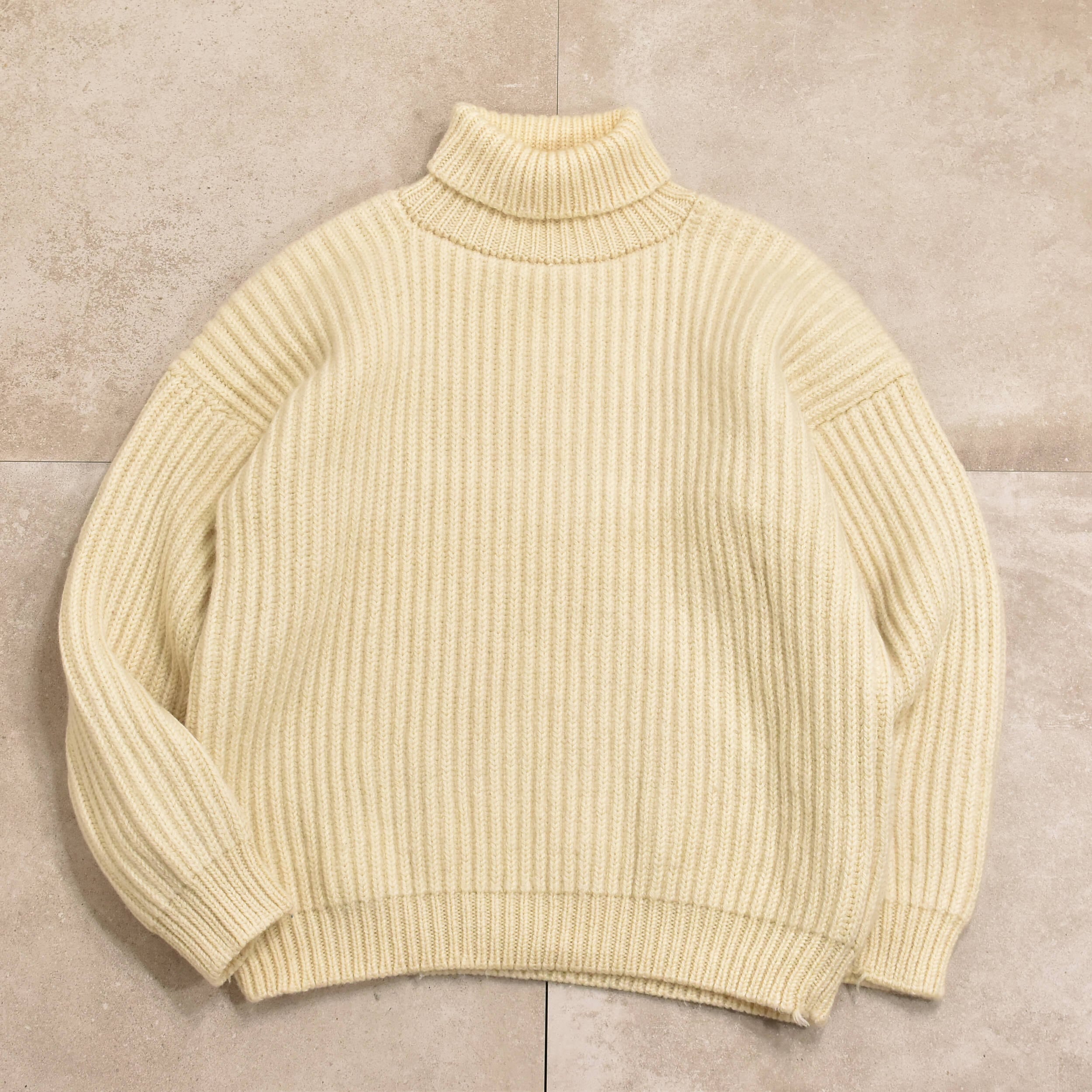 90～00s United knitwear hand sweater | 古着屋 grin days memory