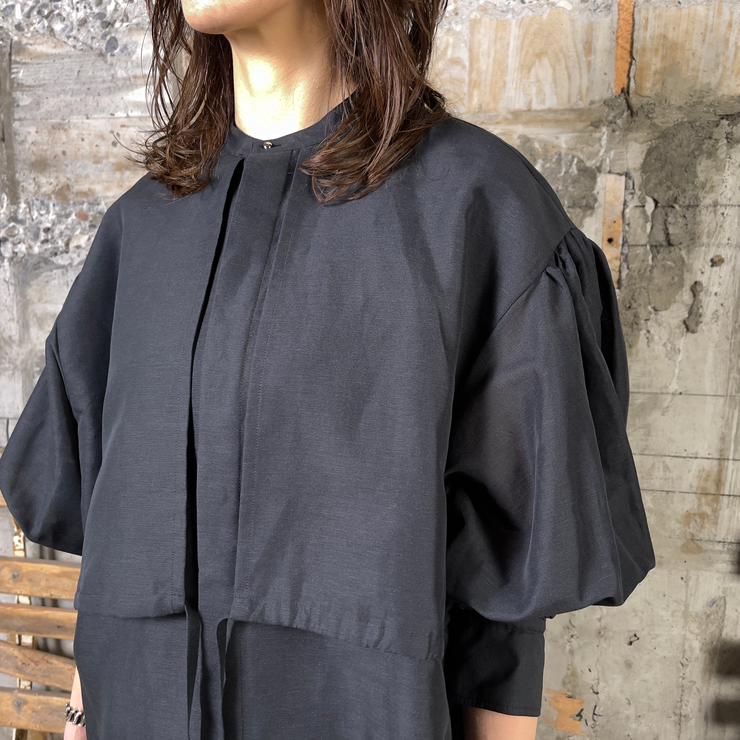 HYKE【ハイク】C/L BALLOON SLEEVE DRESS (16204) | glamour online HYKE【ハイク】C/L BALLOON SLEEVE DRESS (16204) | glamour online