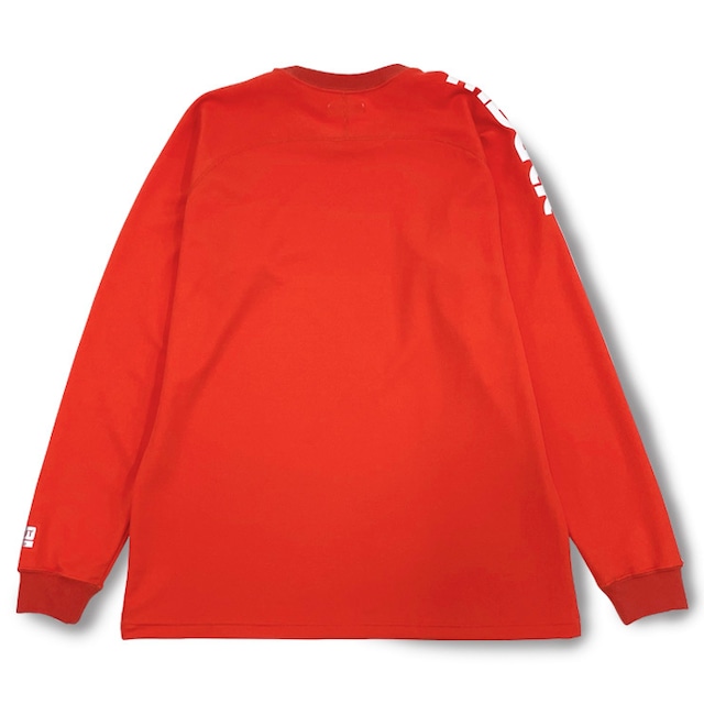HP-DRY 長袖Tシャツ アクティブフィット RED