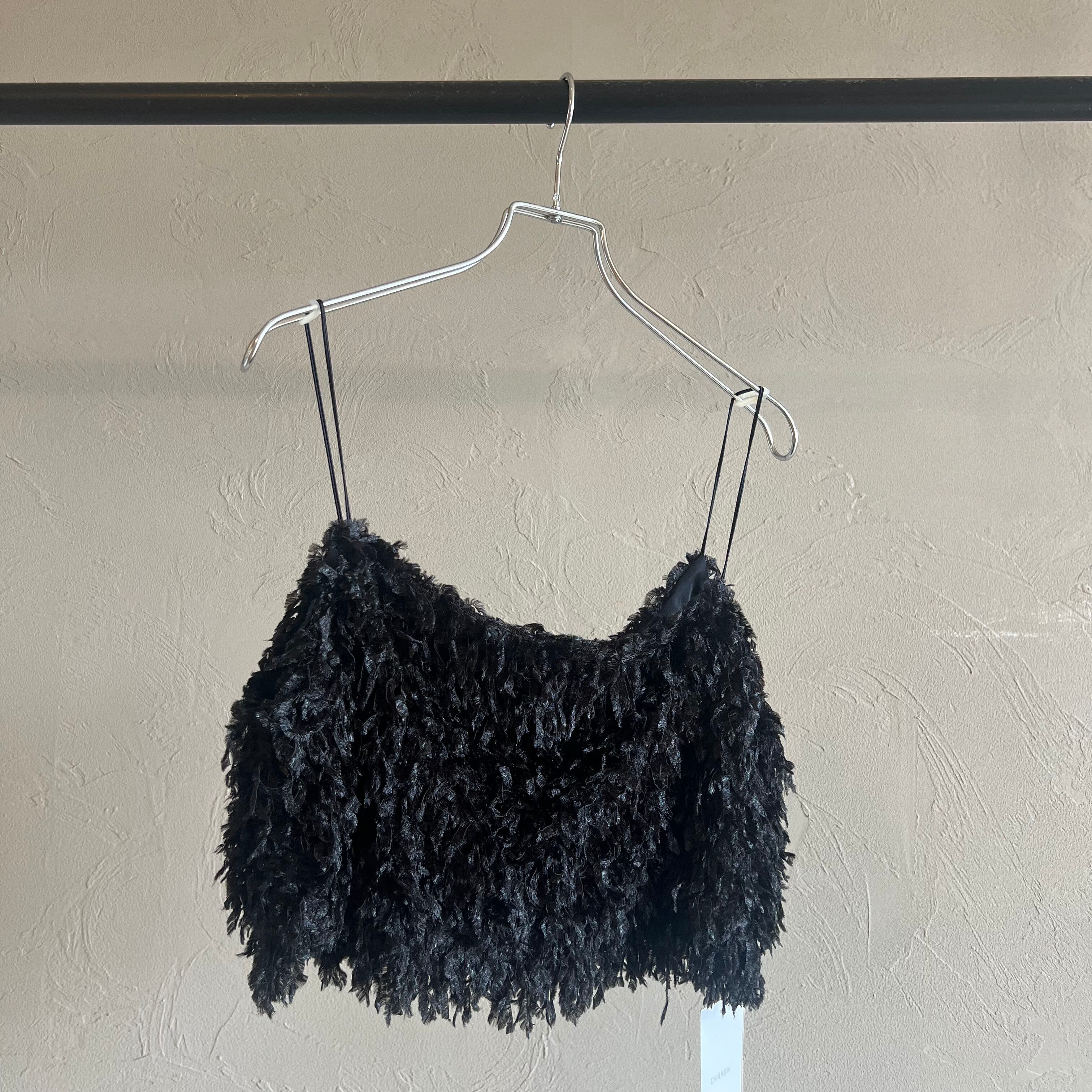 CHIGNON（シニヨン）フェザーフリンジキャミ CHIGNON シニヨン フェザーフリンジキャミ レディース 国内正規