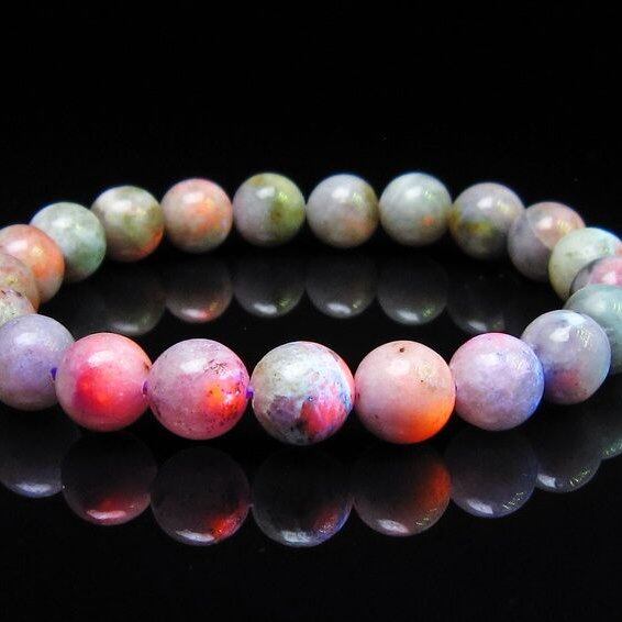 ハックマナイト ブレスレット 9mm 一点物 メール便可 111-49326