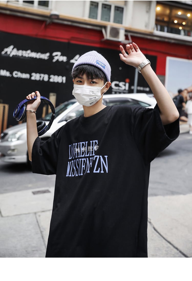 全3色 Tシャツ カットソー プリント カジュアル おしゃれ