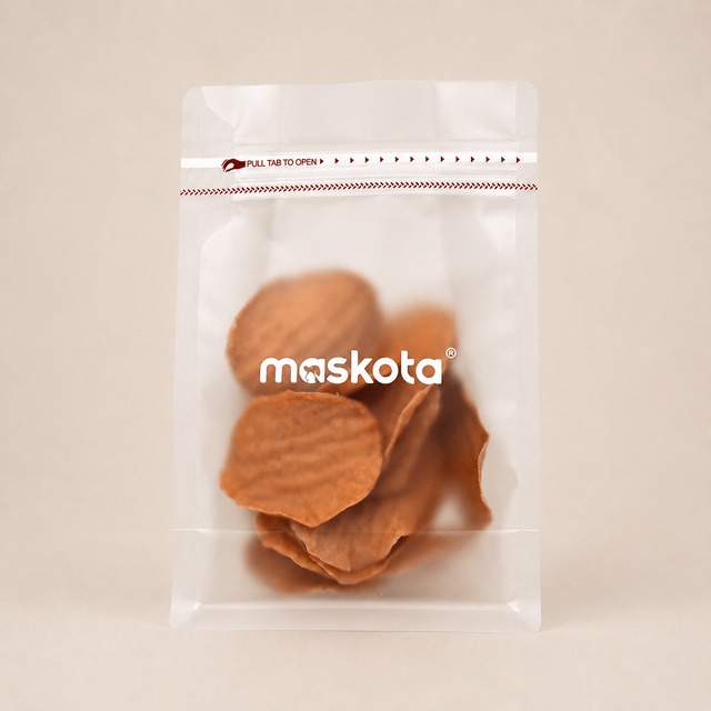 maskota 大人気 無添加 国産 鶏むね肉といちご  クリスプ  ペットおやつ 80g