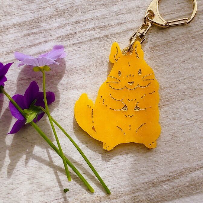 デグーさんのアクリルキーホルダー_miyuki