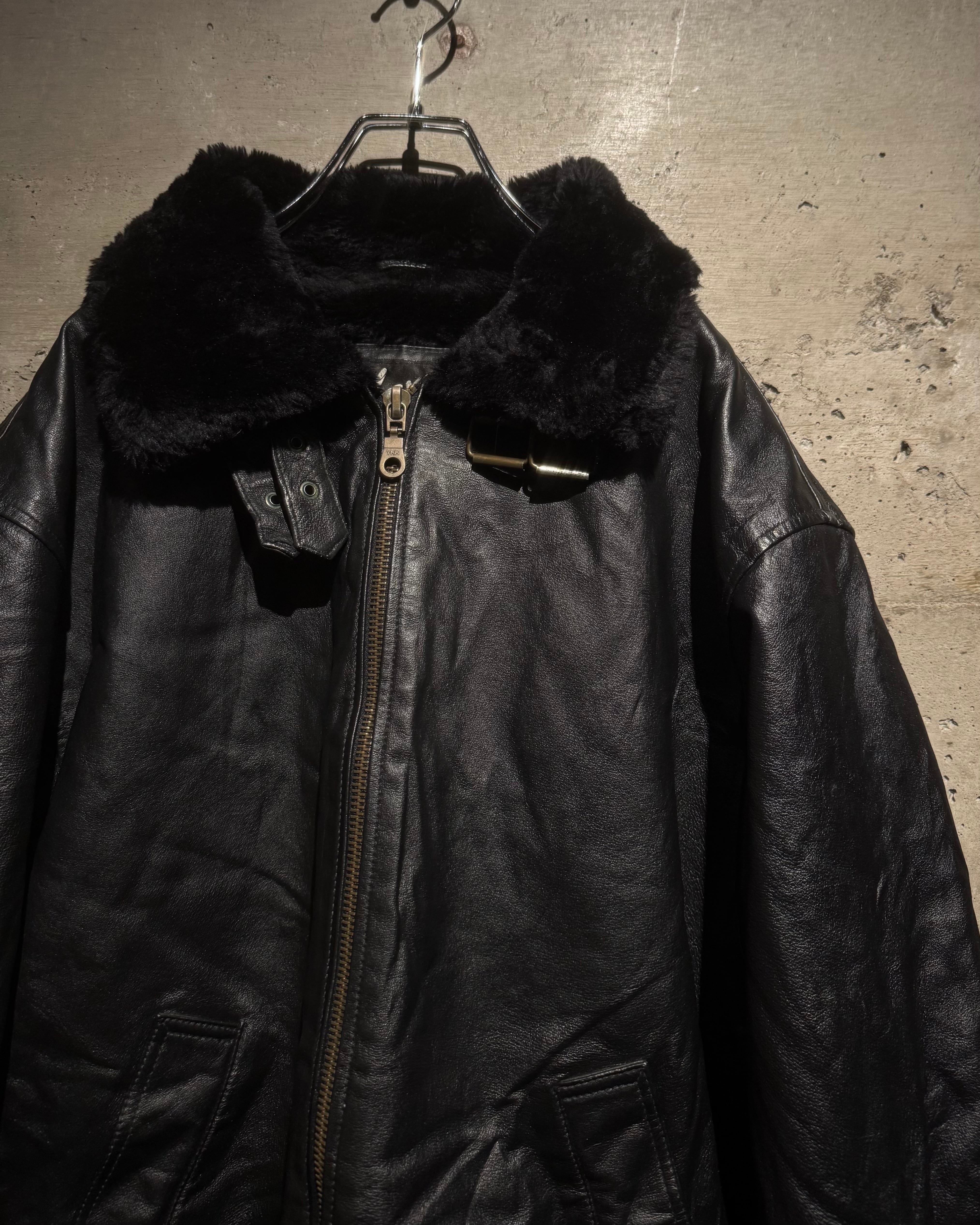 Caka】“完品” B-3 Type Loose Leather Jacket | Caka(カカ）下北沢古着