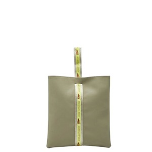 ルイ ヴィトン LVカップ 2003年限定 ノベルティ ポーチ ハンドバッグ D60184 グレー イエロー ポリウレタン ナイロン レディース LOUIS VUITTON 【中古】