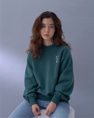 Crew Neck Logo Sweat (Green)