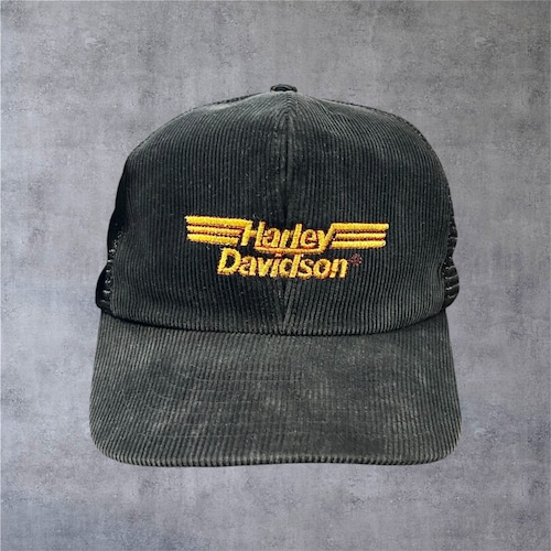 1980s〜 Harley-Davidson Corduroy Mesh Cap【高円寺店】