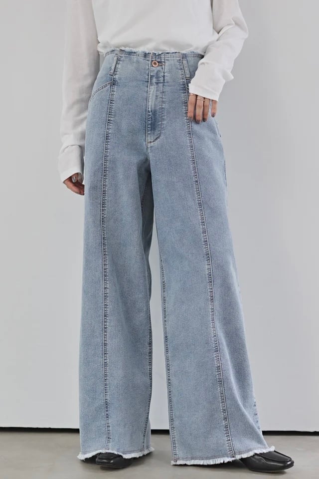 Denim Wide Pants デニムワイドパンツ Light Blue