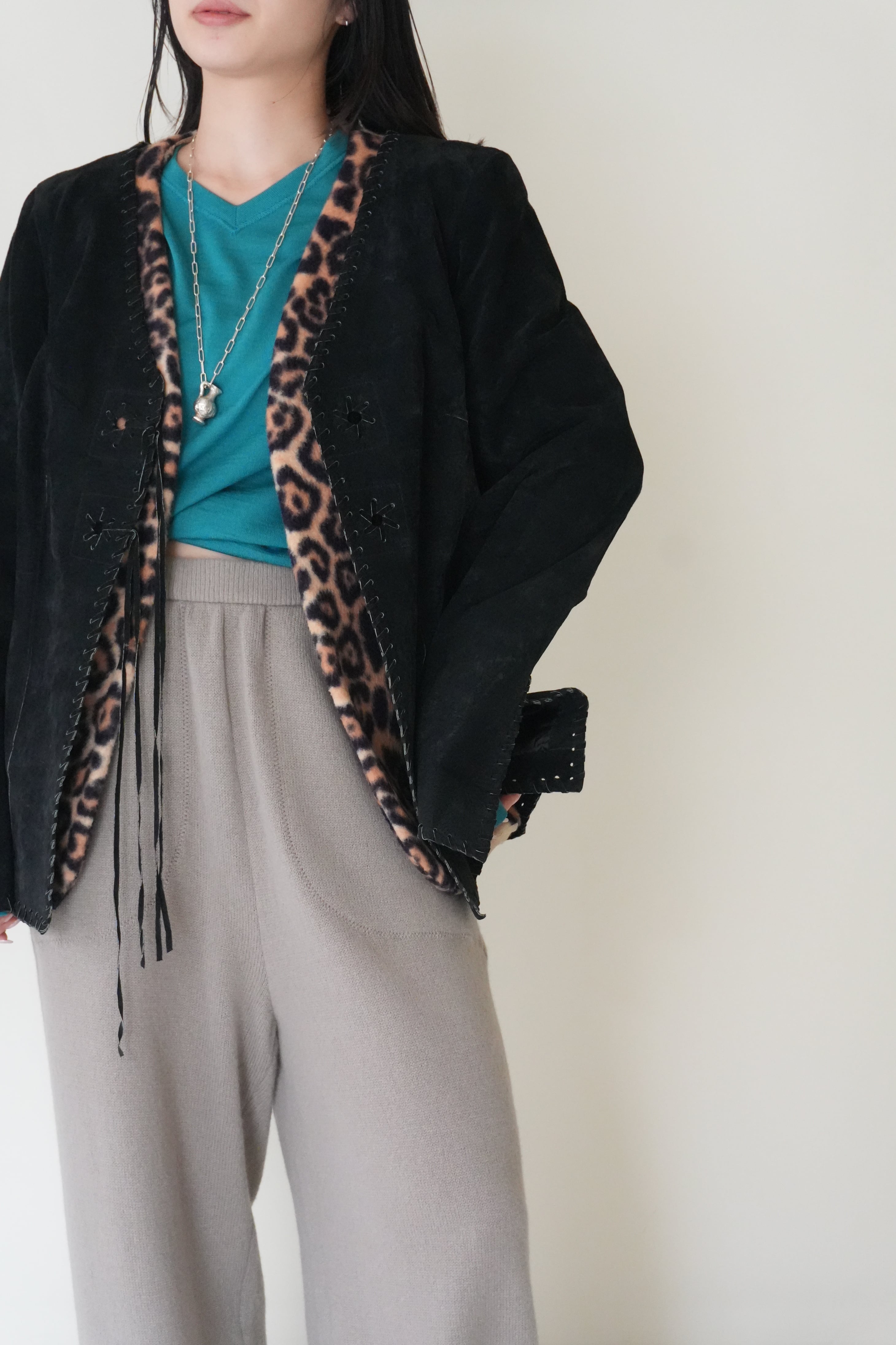 90s leather jacket