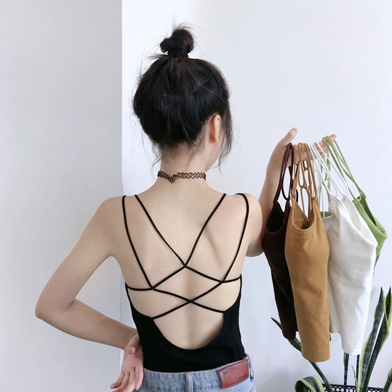 サマーレッドスリムショートノースリーブバックトップス 半袖 ハーフスリーブ 夏物 試着室97275783253