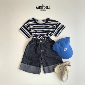 [SAINTDOLL] Non-Faded Roll-Up Pants (JS/JM/JL) / [세인트돌] 논페이드롤업팬츠 (JS/JM/JL)