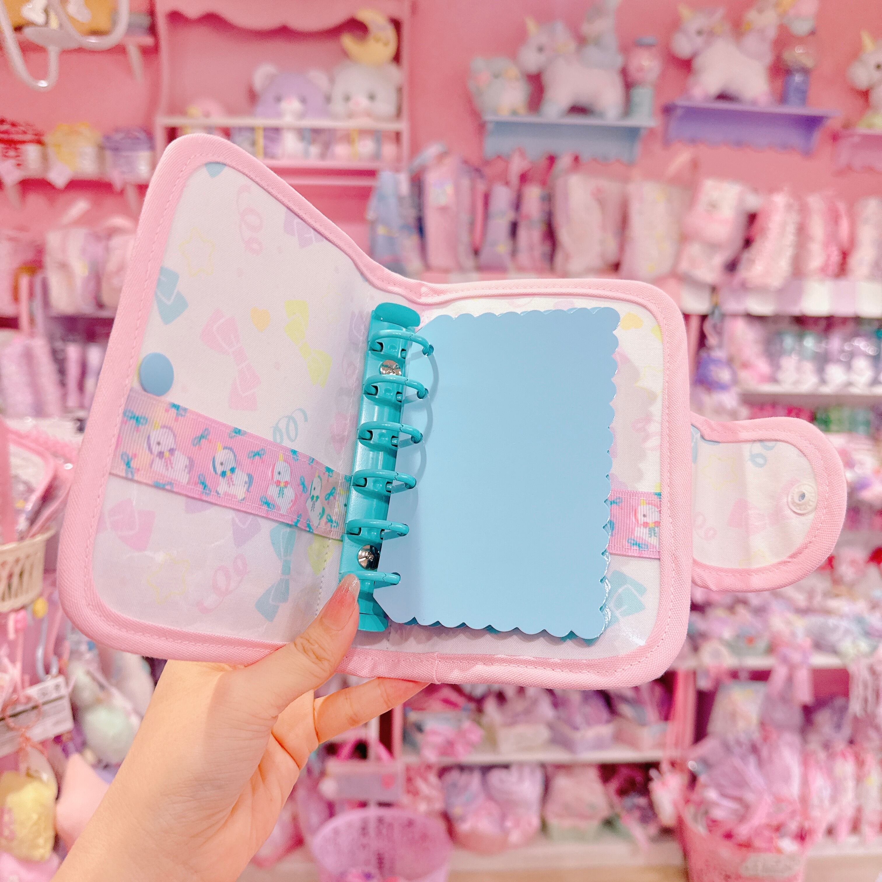 【E3】104-4ストラップ付き６穴バインダー（シール台紙付）