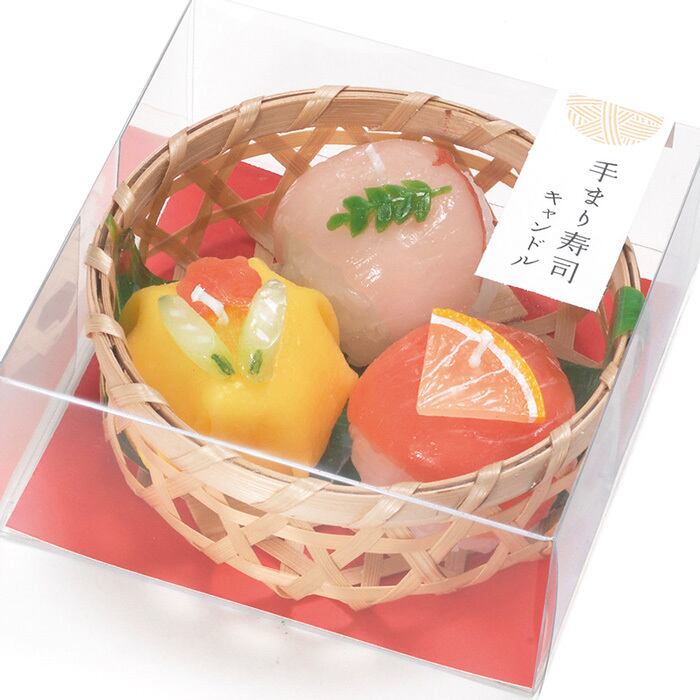 故人の好物シリーズ「手まり寿司キャンドル」カメヤマローソク | お