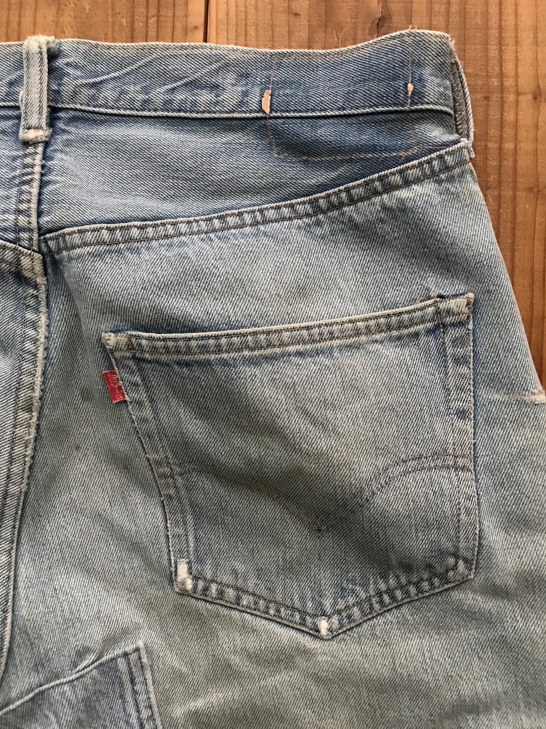 70's Levi's 501 66後期　2ボタン　リペア跡多数