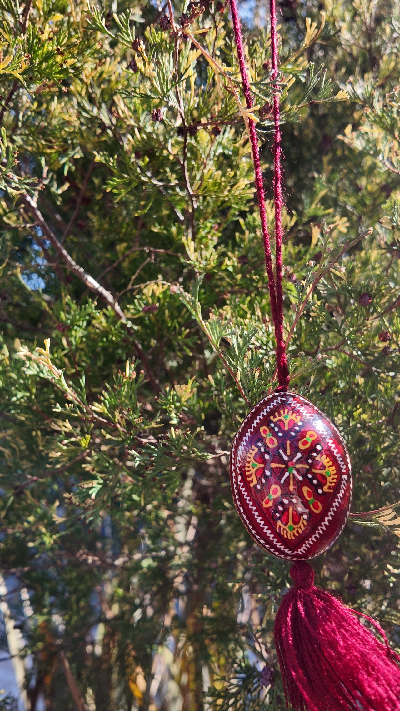 装飾用木製プィサンカ現代的なフツル様式（イースターエッグ）　 - 3