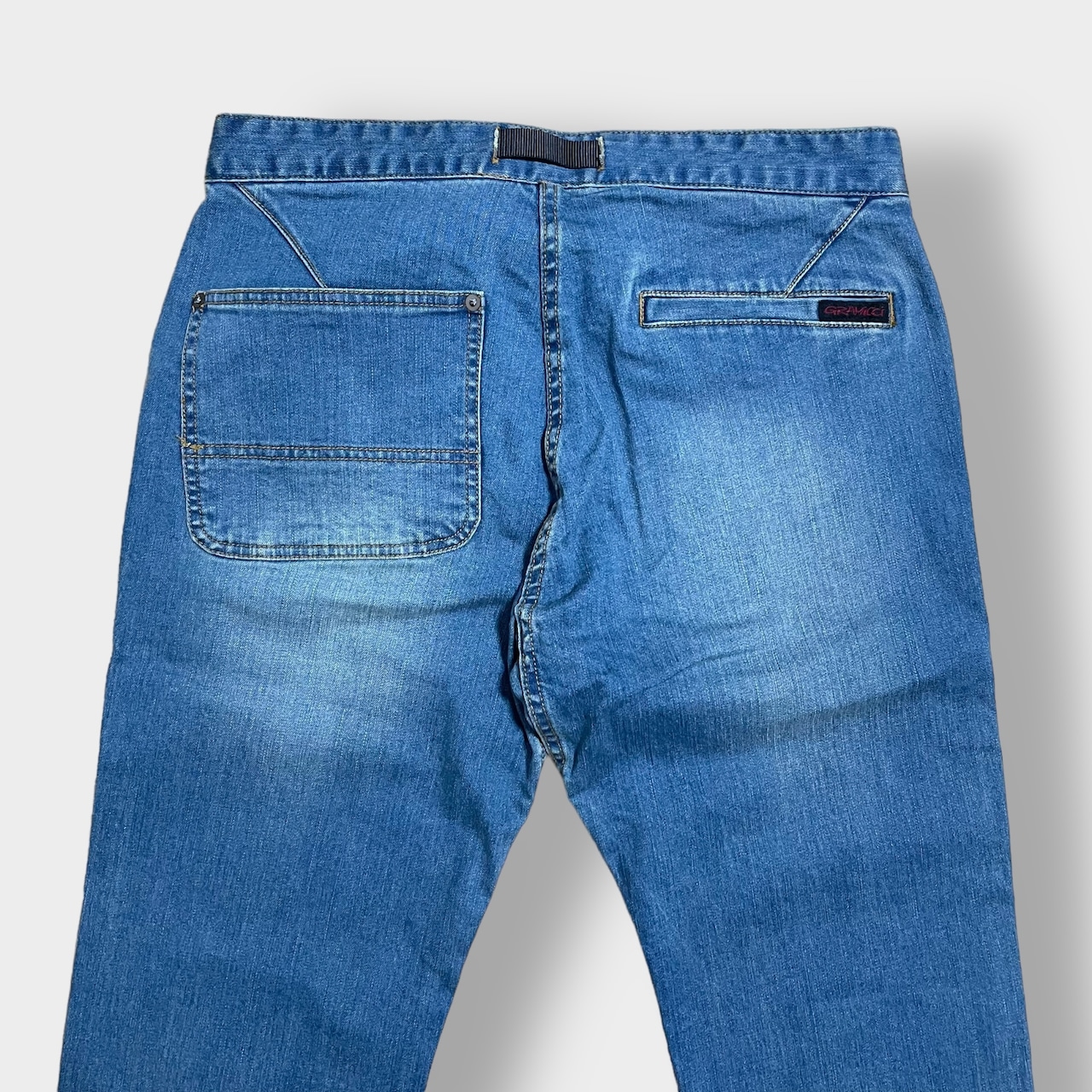 GRAMICCI 新品 未使用 タグ付き デニム クライミングパンツ アウトドアパンツ ジーンズ アーバンリサーチドアーズ 別注 M Medium Used URBAN RESEARCH Mt Design 3776 グラミチ