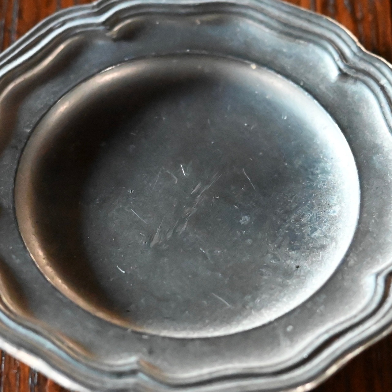 Pewter Plate / ピューター プレート【B】〈 お皿・エタン・収納・店舗什器・食器・アンティーク・ヴィンテージ 〉113968