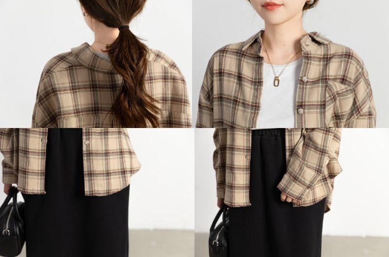 メール便】チェックネルシャツ／tops2035 | DAY CLOSET｜ レディース