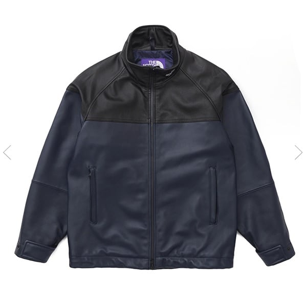 THE NORTHFACE PURPLE レザージャケット