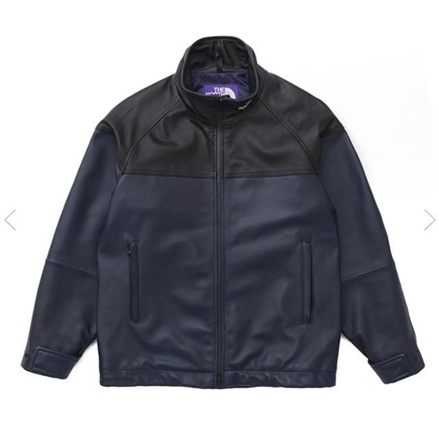 THE NORTH FACE PURPLE LABEL FIELD LEATHER JACKET  NP2900N DARK NAVY