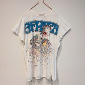 ◼︎80s vintage AFRICA LADY T-shirts from Italy◼︎
