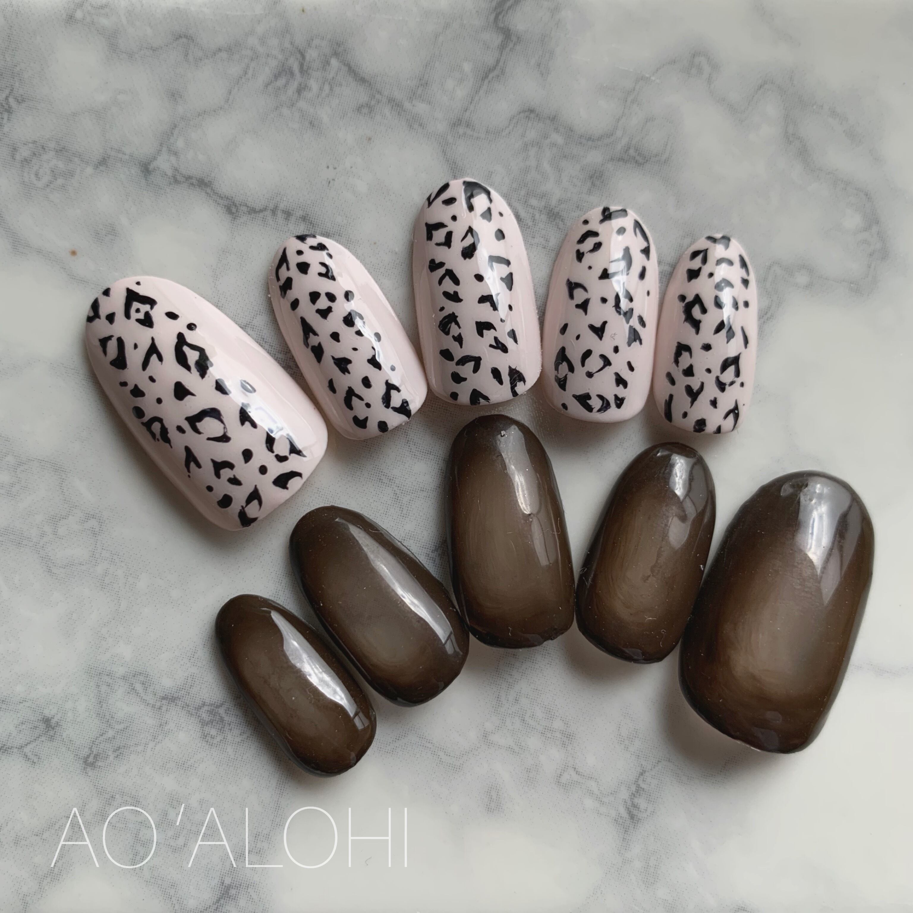 レオパードネイル チップ | AO ’alohi NAIL powered by BASE