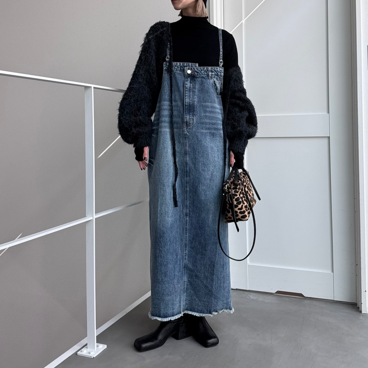 デニムキャミジャンパーSK/ブルー