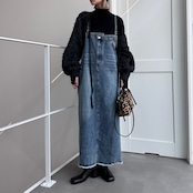 デニムキャミジャンパーSK/ブルー