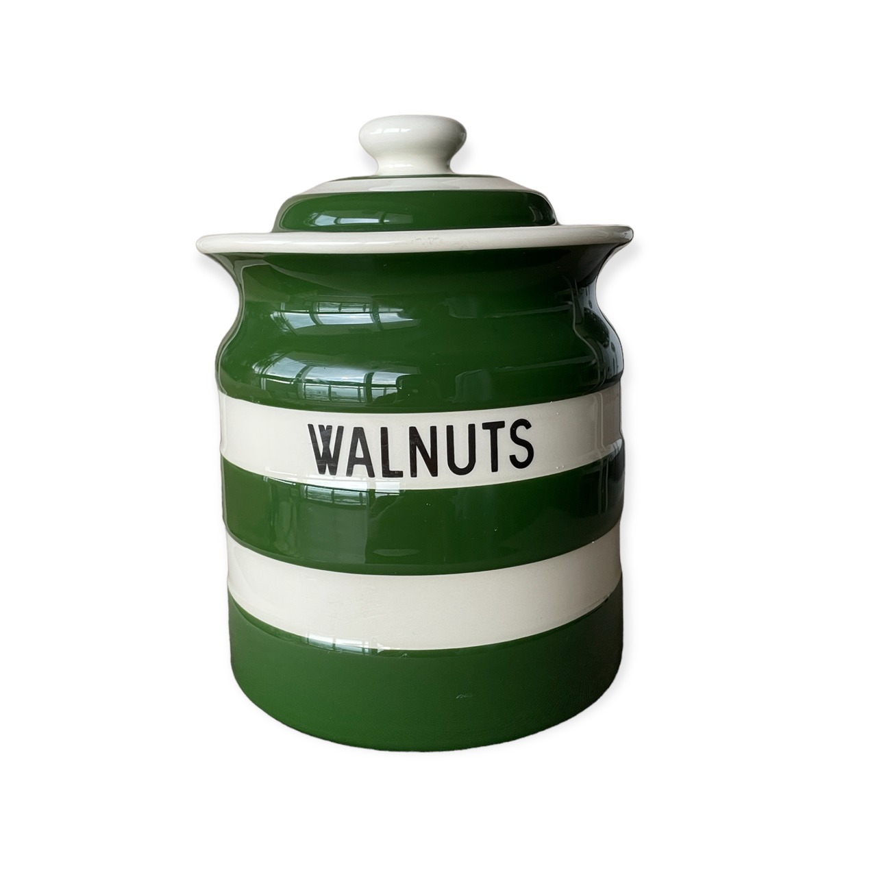 【Cornishware】ジャー｜WALNUTS