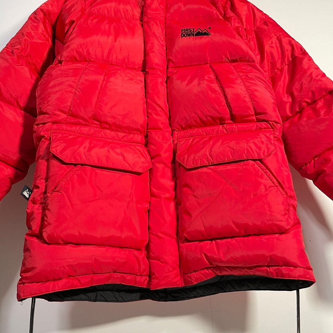 90s FIRST DOWN ファーストダウン ビッグシルエット ダウンジャケット 