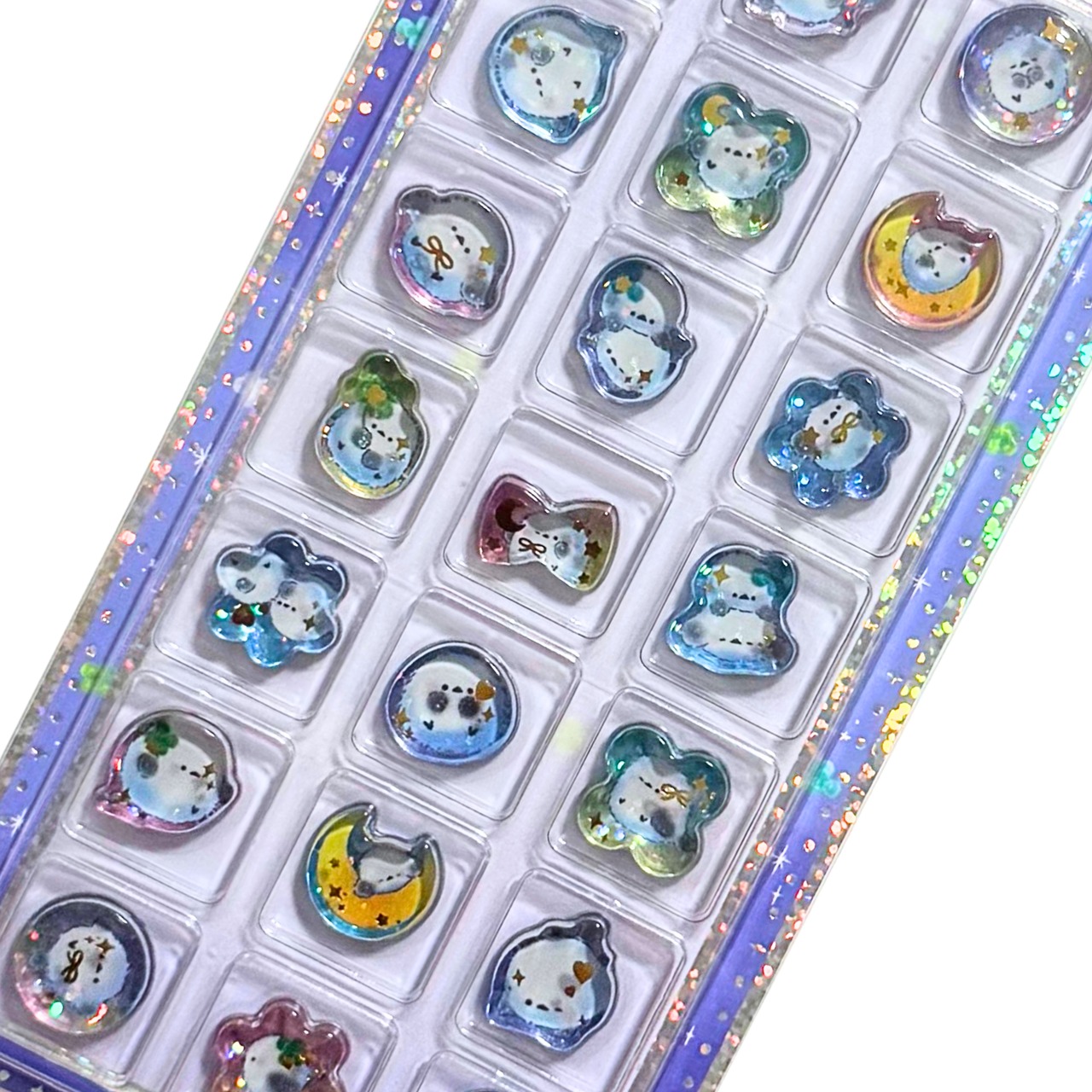 きゅるポコシール　ぽんぽんシマエナガ - 2