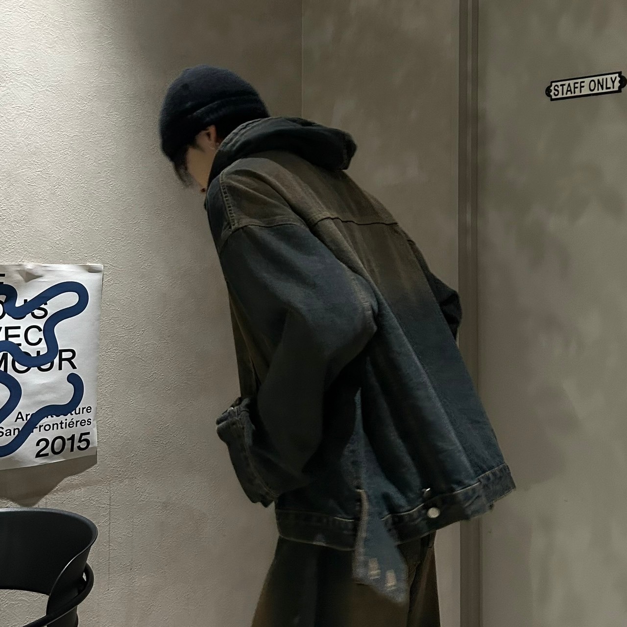 即納】RAN select Wzip Denim blouson | 韓国ファッション セレクト 