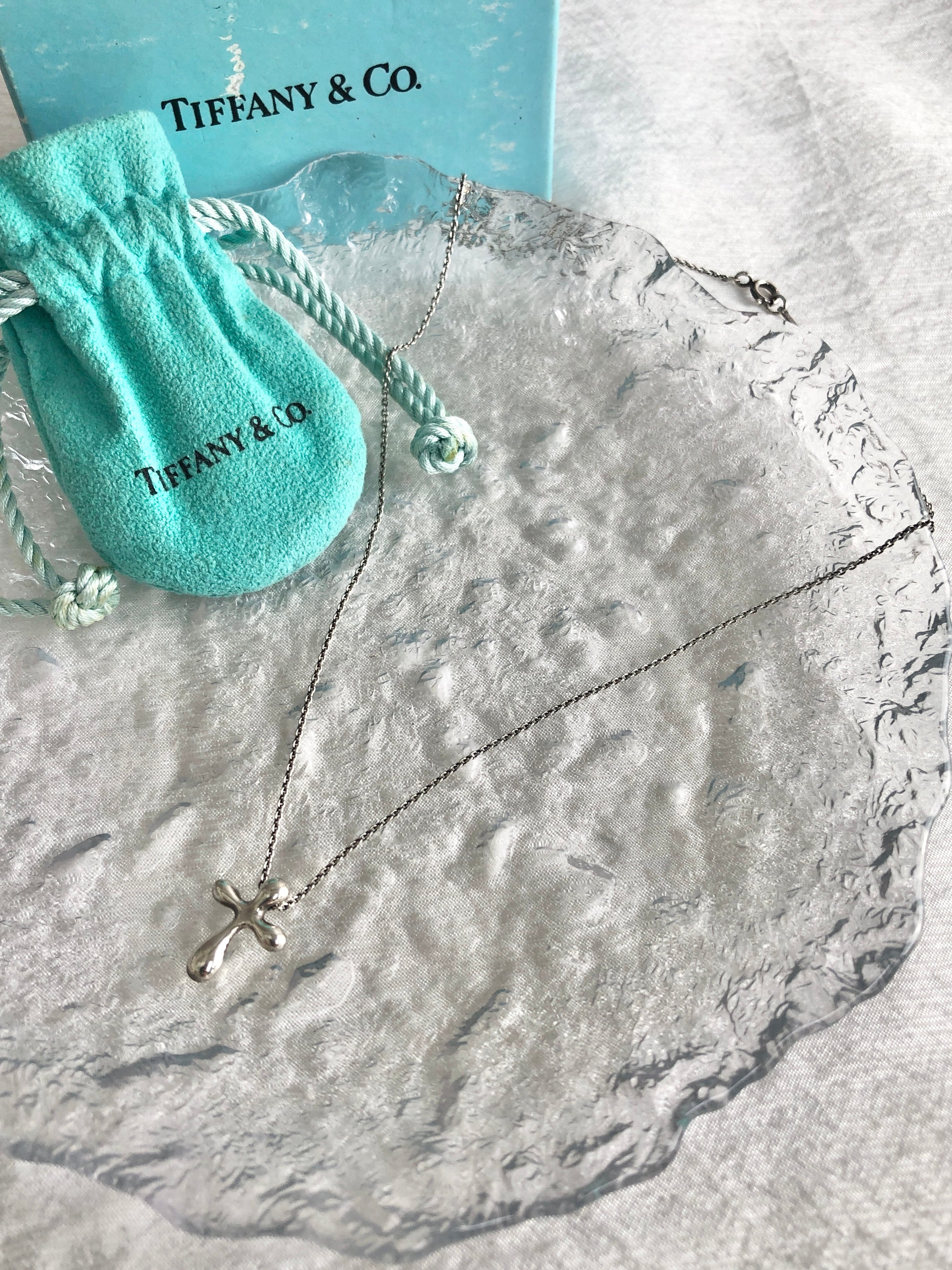 Tiffany & Co. ティファニー ネックレス シルバー クロス 925 vintage