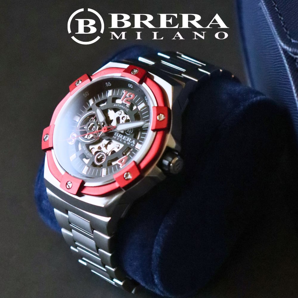 ハルカミライ 赤星ラグラン Lサイズ BRERA MILANO SUPERSPORTIVO EVO AUTOMATIC BMSSAS4501A-BRC