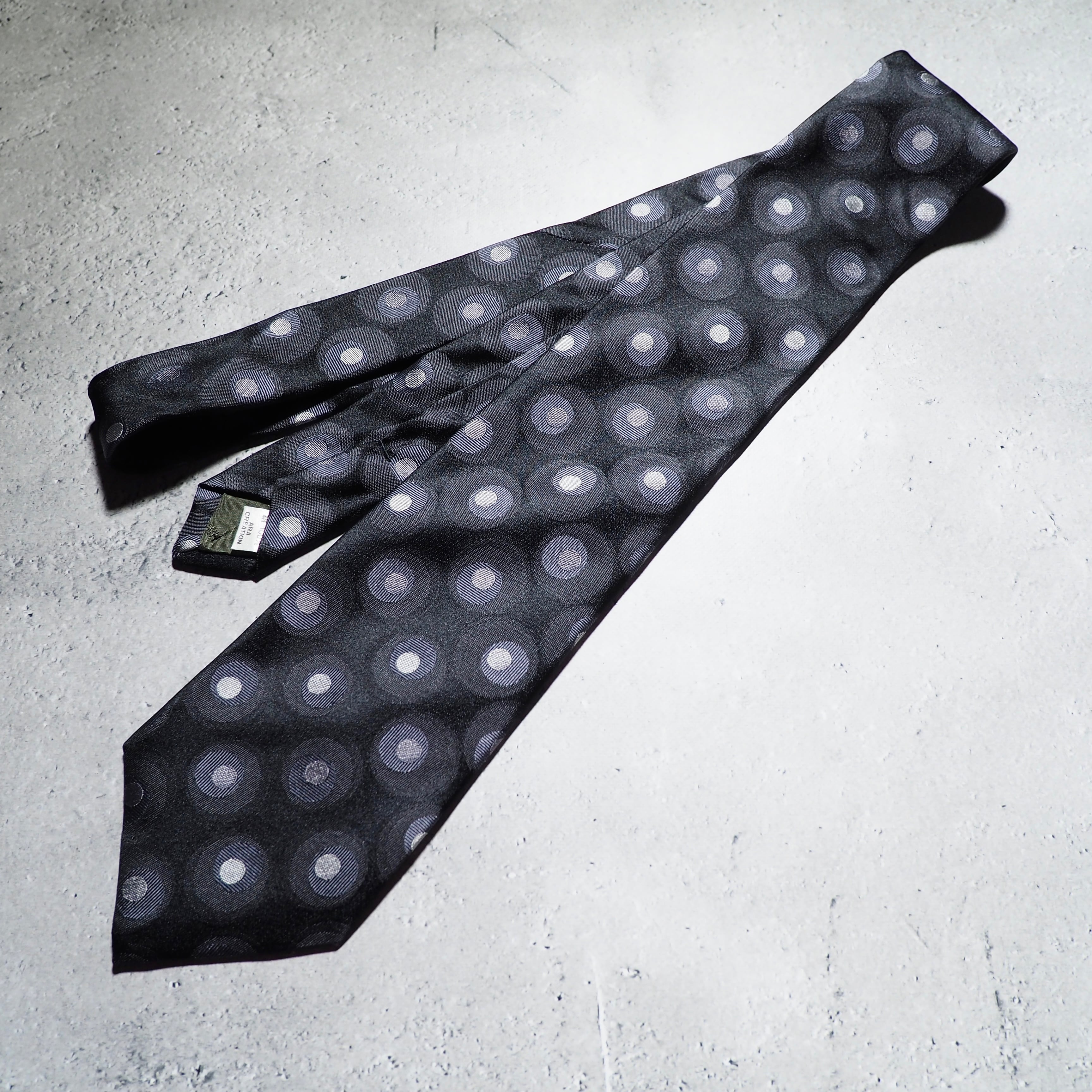 ” HIROKO KOSHINO HOMME ” Dot pattern Design vintage silk Tie