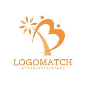 共に咲き誇るBのロゴ