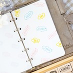 【吹き出しの文字】LUCKY | はんこ