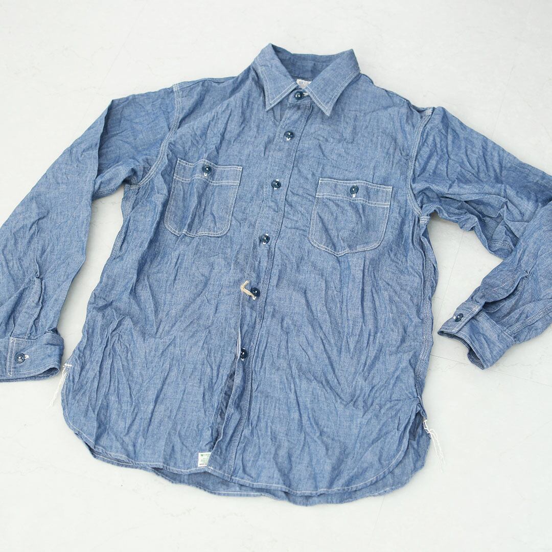orslow [オアスロウ] CHAMBRAY SHIRTS BLUE [01-8070-84] シャンブレー