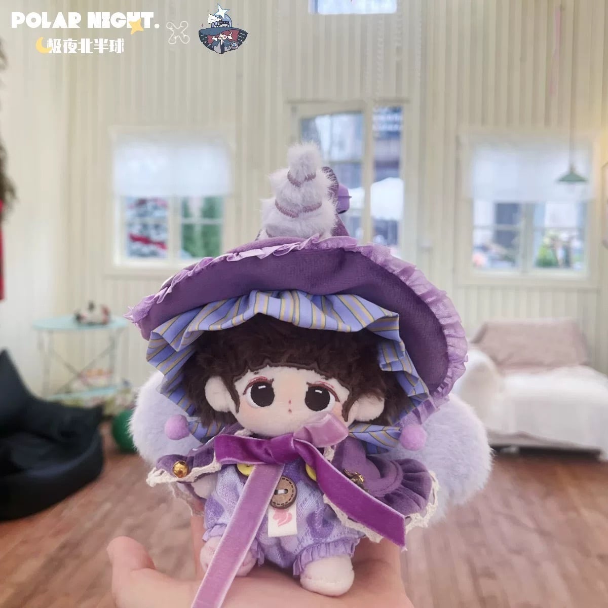 10cmぬい服】大きな羽のまほうがっこうコーデ 棉花娃娃 labubu用お洋服