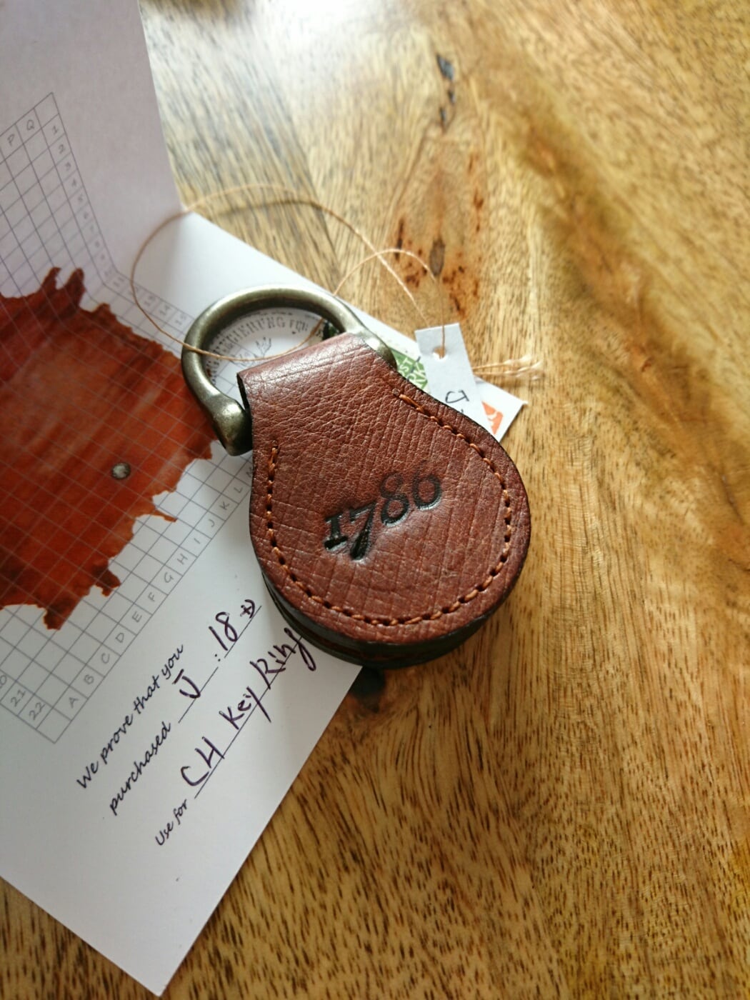 1786 Coin Holder Key Ring J-18d