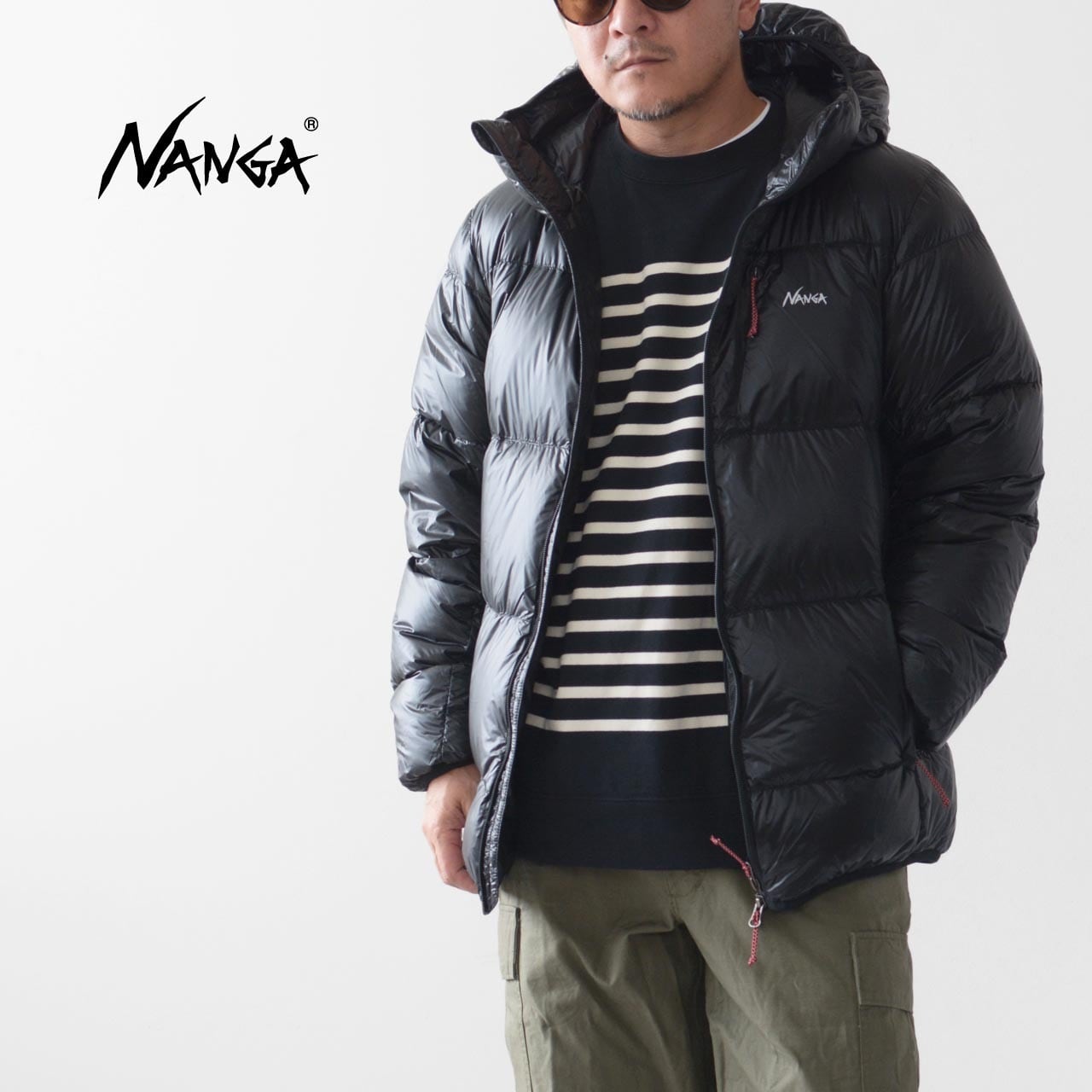 NANGA [ナンガ] MOUNTAIN LODGE DOWN HOODIE JACKET M [ND2241-1A307