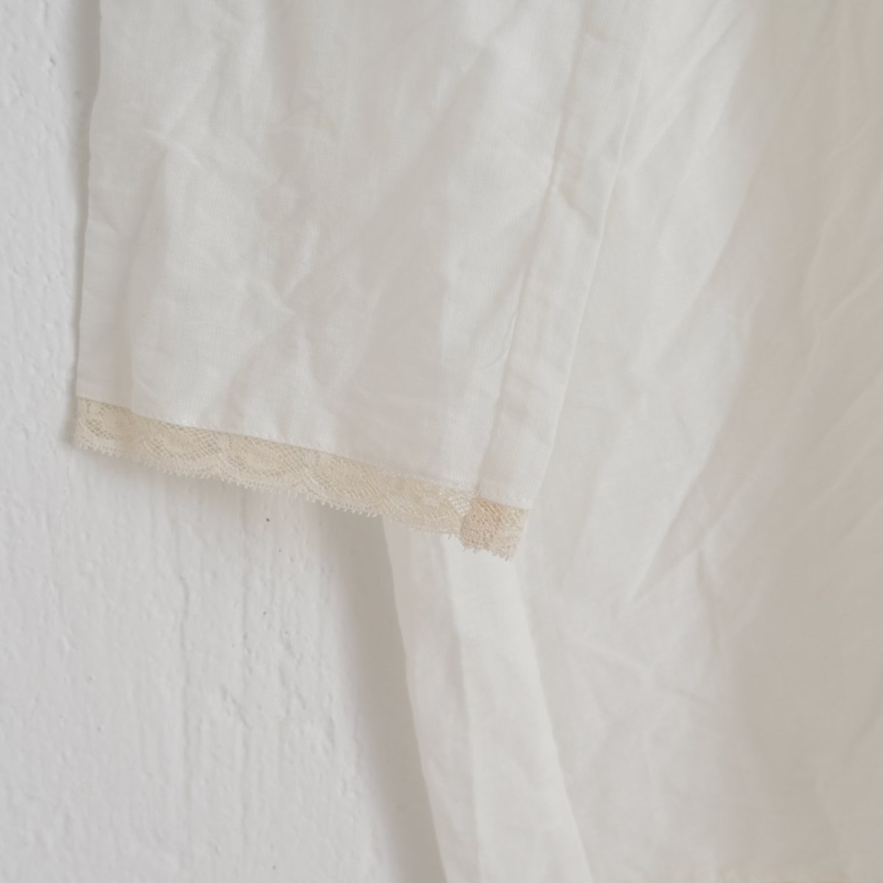 [2026春夏 再入荷]TOWAVASE(トワヴァーズ）Leavers blouse コットンリネン セーラーカラーブラウス/ white