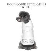 【受注生産・オリジナル】Dog Hoodie WHITE