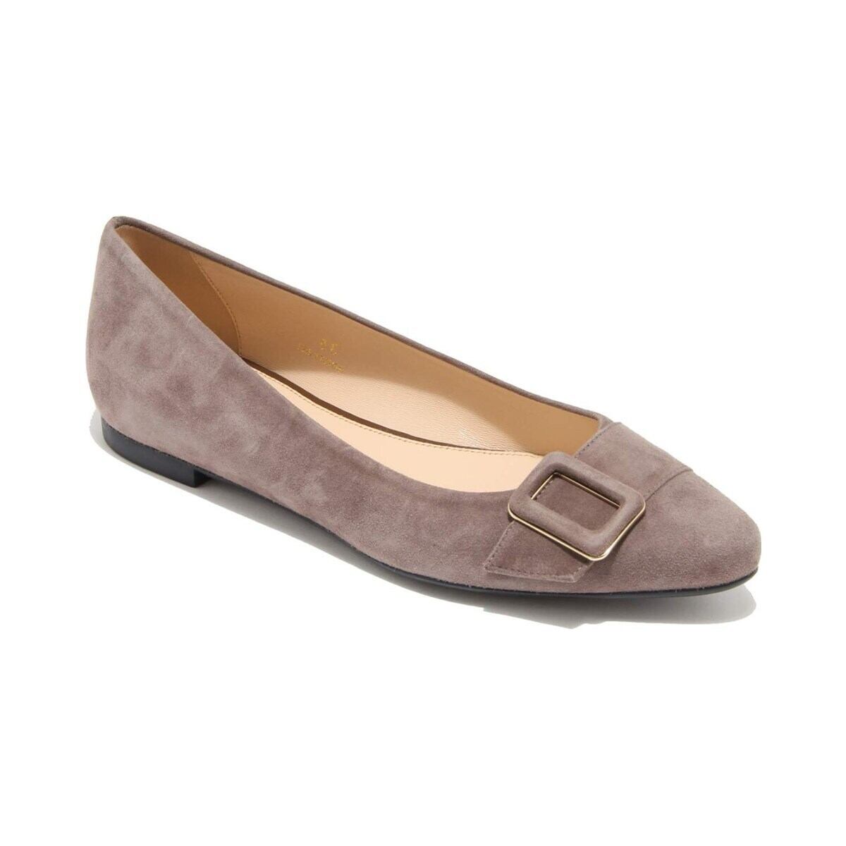TOD'S トッズ レディース バレエシューズ スエード ブラウン