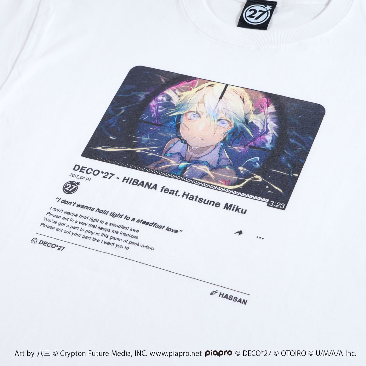 ヒバナ】サムネイルTシャツ / ホワイト | OTOIRO ONLINE STORE