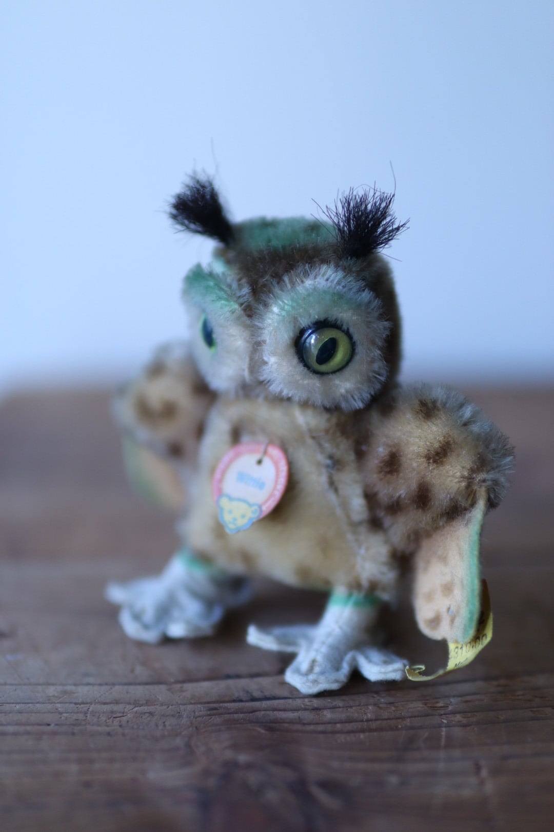 ヴィンテージ シュタイフ フクロウ  Wittie 12㎝